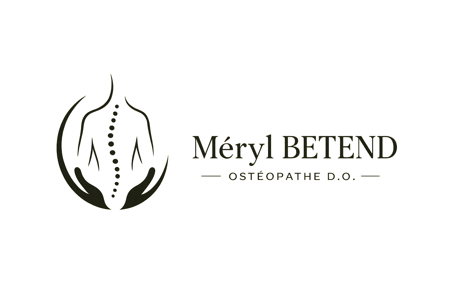 Logo Méryl Betend, ostéopathe D.O.